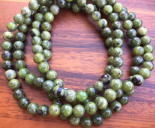 Nephrite Jade Stretch Bracelet