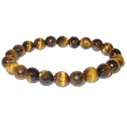 Yellow Tigers Eye Faceted Bracelet